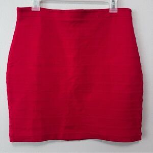 Express Red Mini Skirt Size 10
